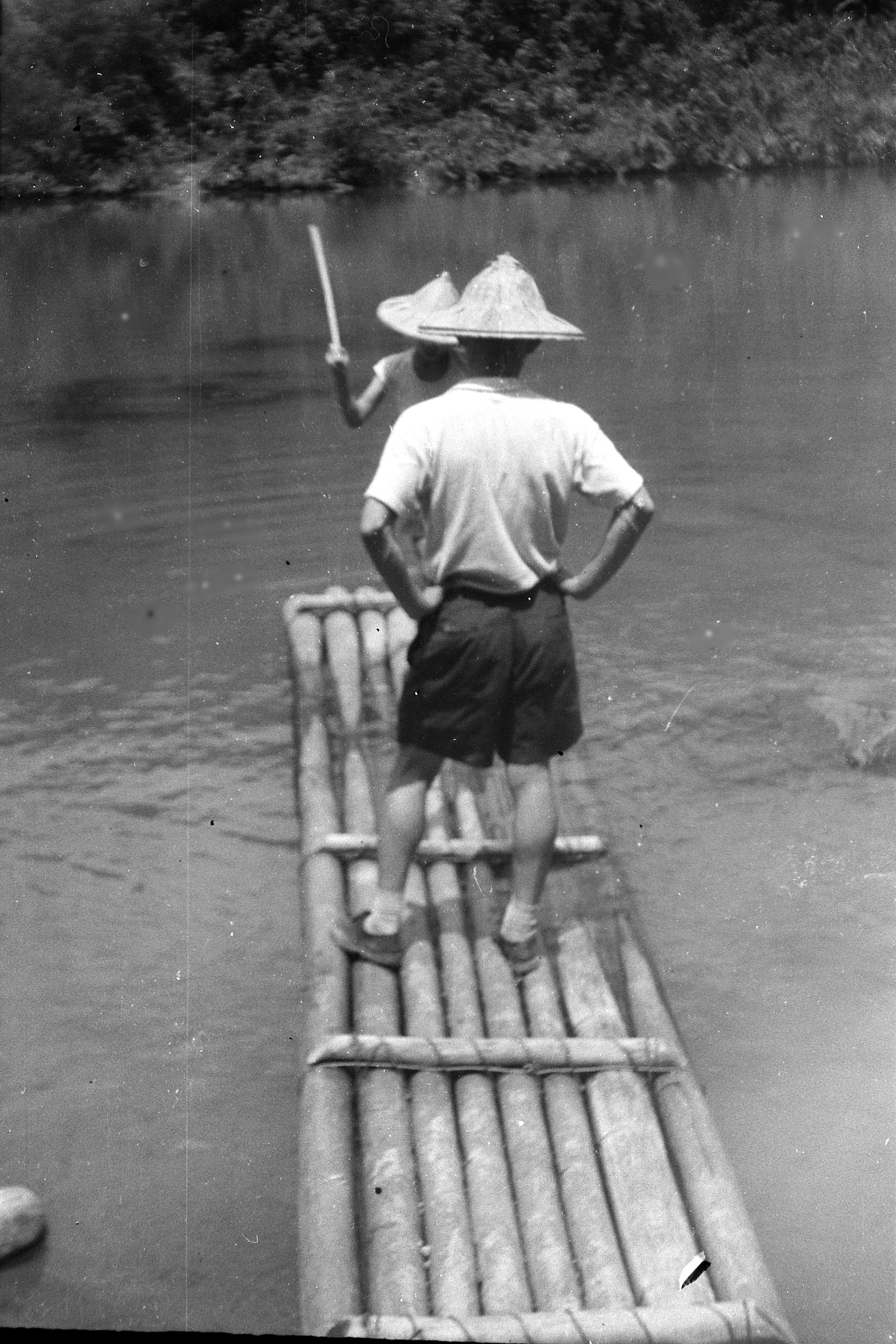 Bamboo raft